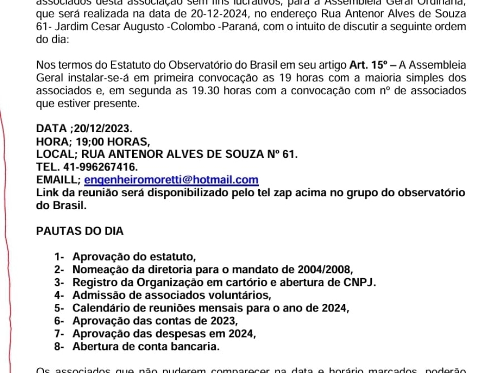 edical convocacao